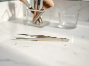 Pęseta prosta – klasyczne narzędzie do regulacji brwi